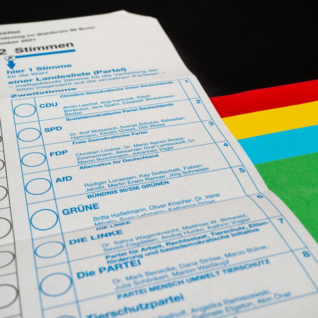 people voting in germany