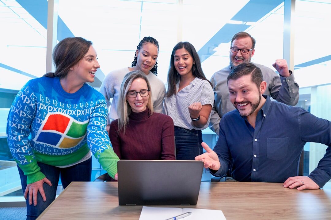 group of people in focus group discussion