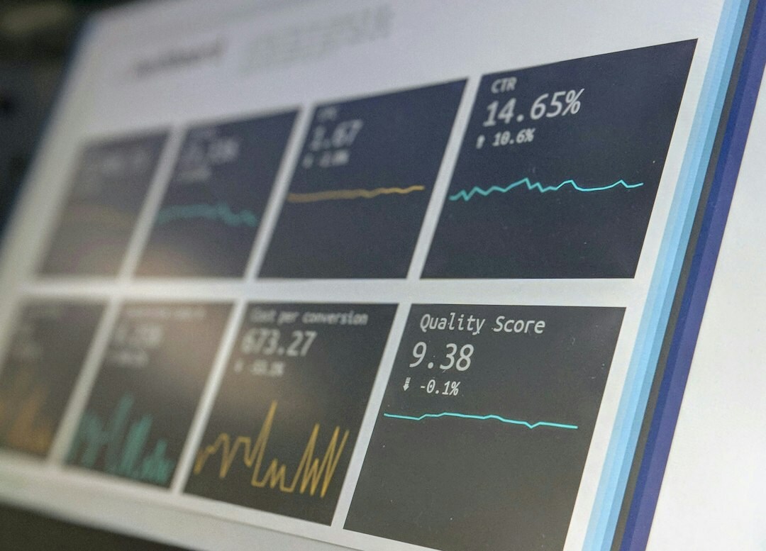 data visualization on screen